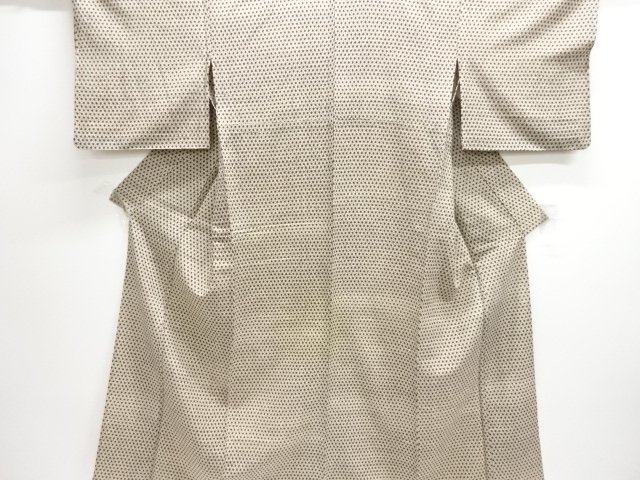 JAPANESE KIMONO / ANTIQUE HITOE KIMONO / SILK / JODAI TSUMUGI / ASANOHA
